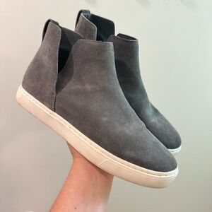 Birdies The Falcon Grey Suede Water Resistant Booties Size 9